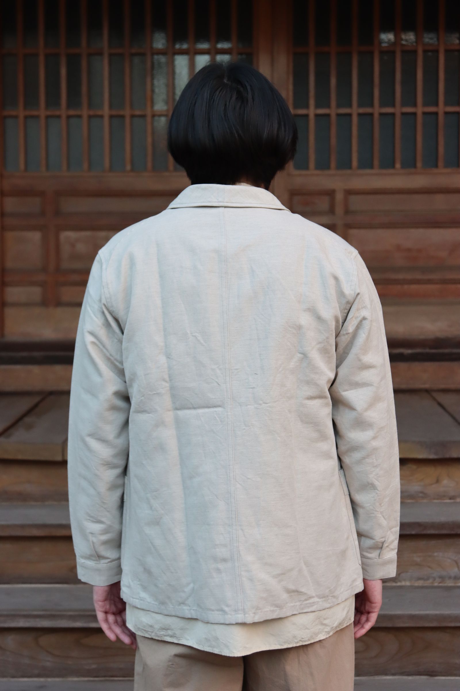 Ets.MATERIAUX  22SS French coveralls"OFF WHITE"style