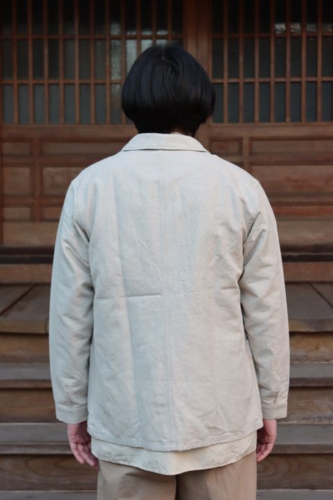 Ets.MATERIAUX  22SS French coveralls"OFF WHITE"style