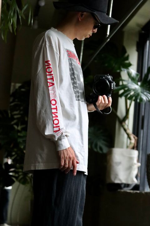 セントマイケル 22AW DB_LS TEE WHITEスタイル