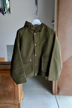 ANOTHER OFFICEアナザーオフィス Hood Neo British Jacket (AOEWPD006)Olive Drab