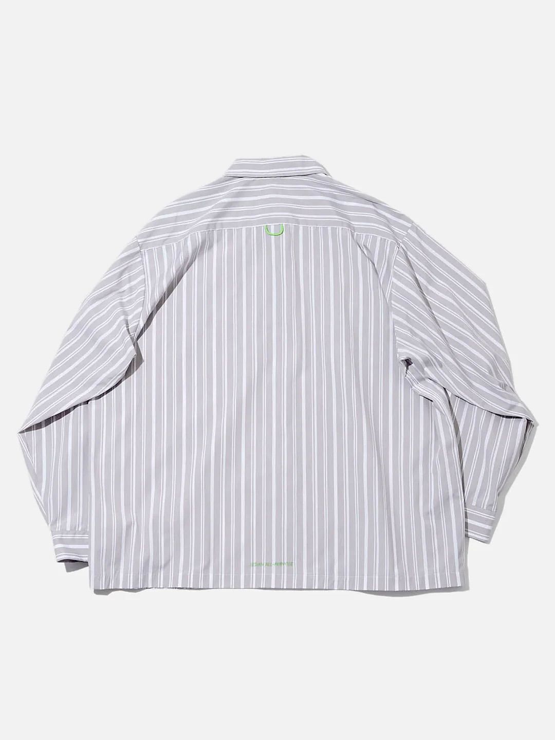 セダンオールパーパス23FW OVAL LOGO WORK SHIRT(SD23F-SH01)GREY STRIPE