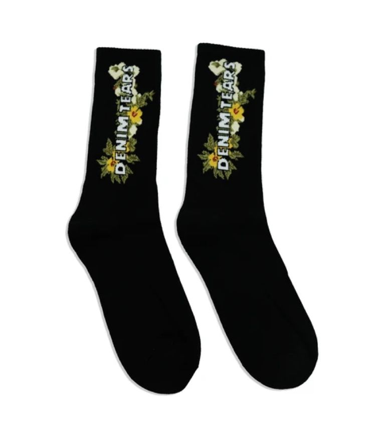 Floral Logo Sox(502-101-01-OS)