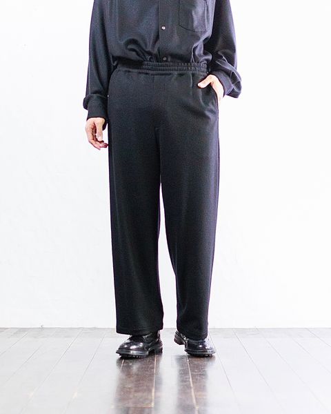 Graphpaper Wool Smooth Flannel Oversized Regular Collar Shirtセットアップスタイル (BLACK)スタイル 11月2日(土)新作発売！