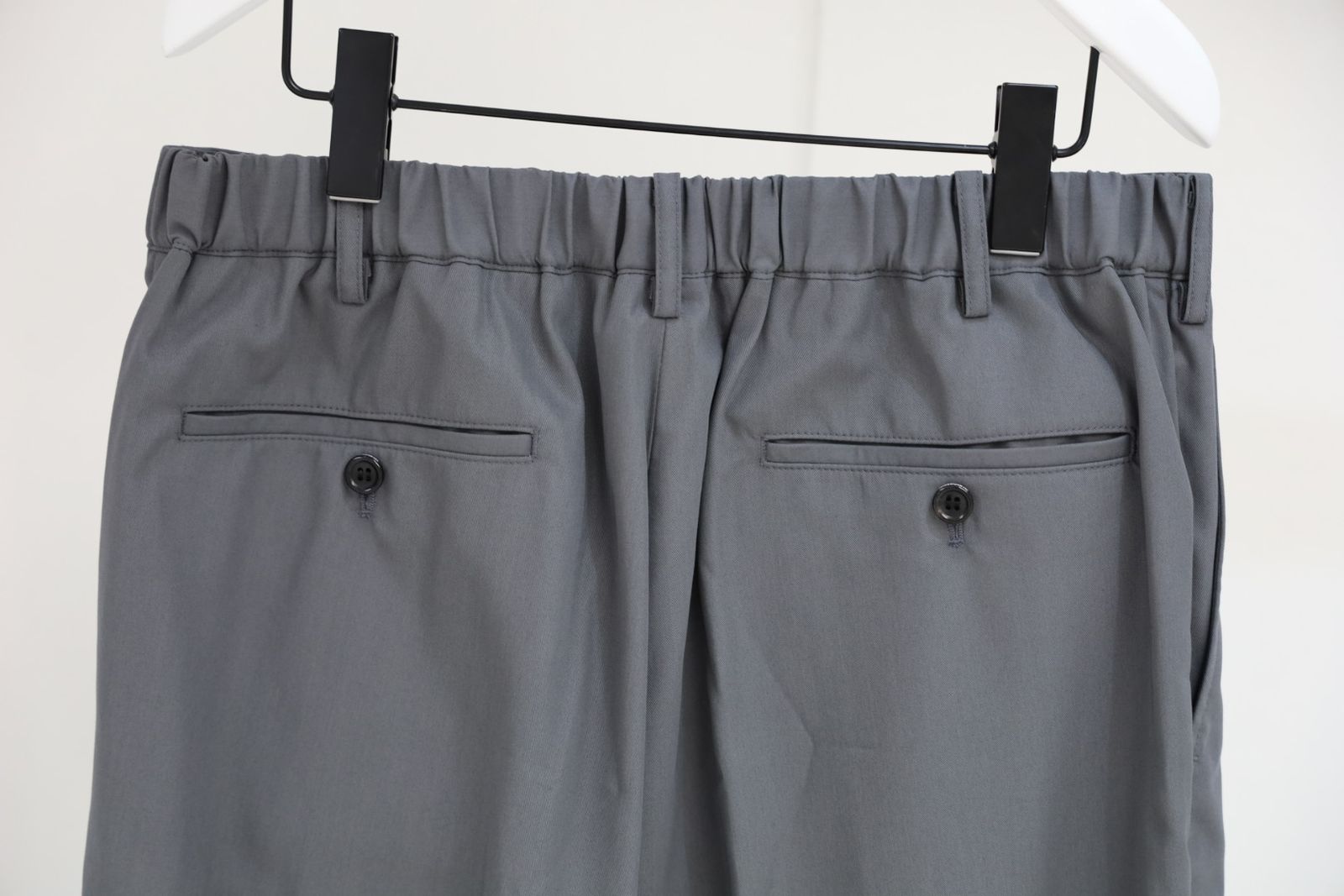 グラフペーパー 26AW Wooly Cotton Twill Wide Tapered Slacks(GM263-40047B)C.GRAY☆8月1日(土)発売！