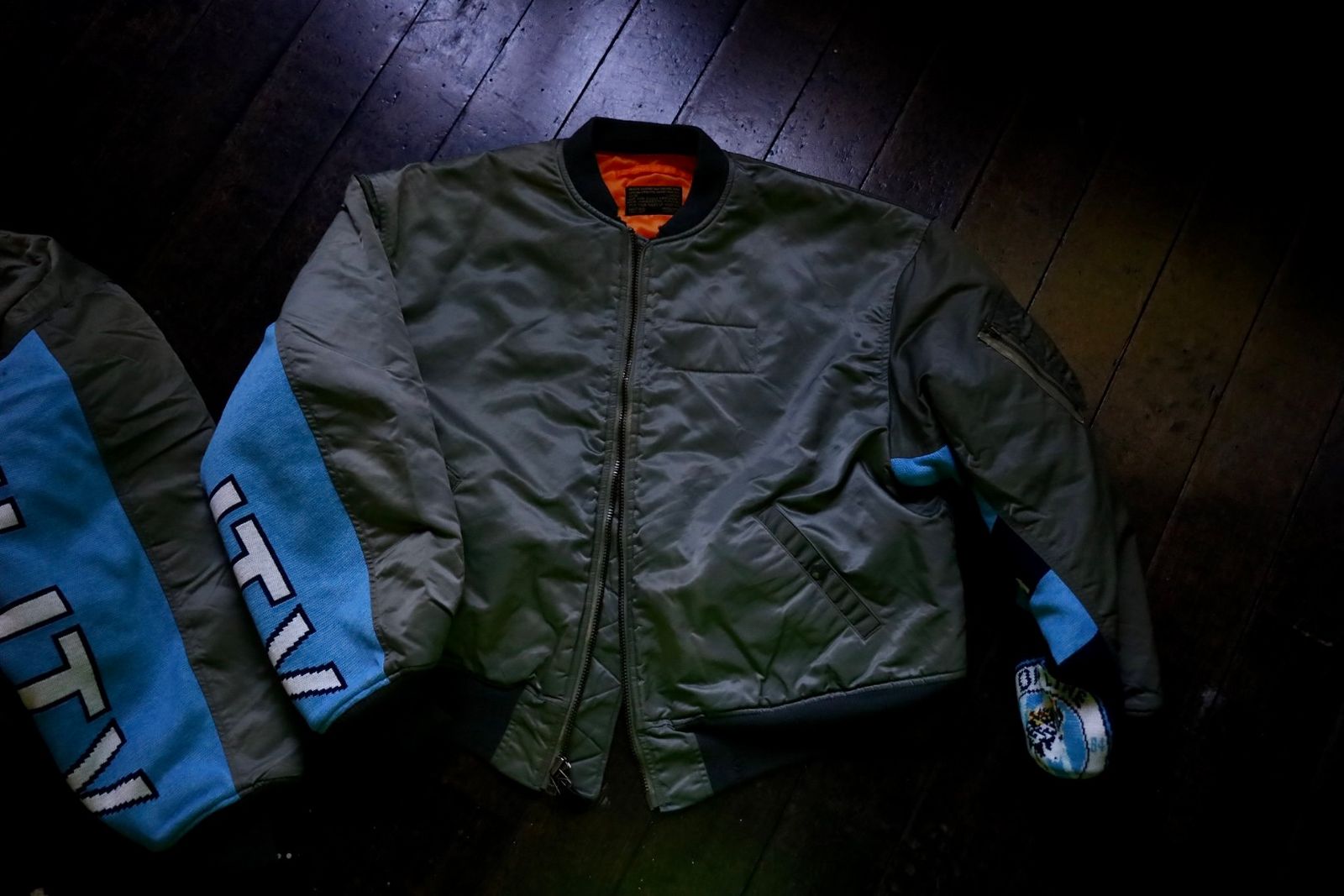 SAINT M×××××× - セントマイケル24AW DAMEGE MA-1 (SM-YS1-0000 SAINT M×××××× - セントマイケル24AW DAMEGE MA-1 (SM-YS1-0000