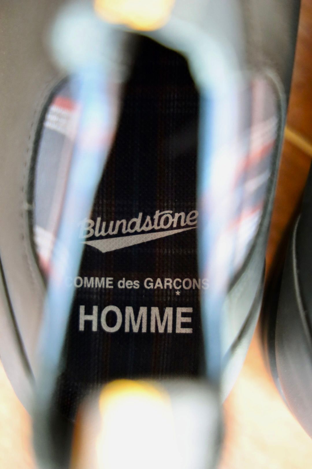 コムデギャルソンオム25FW BLUNDSTONEサイドゴアブーツ(HP-K103-001)BLACK☆新作発売！