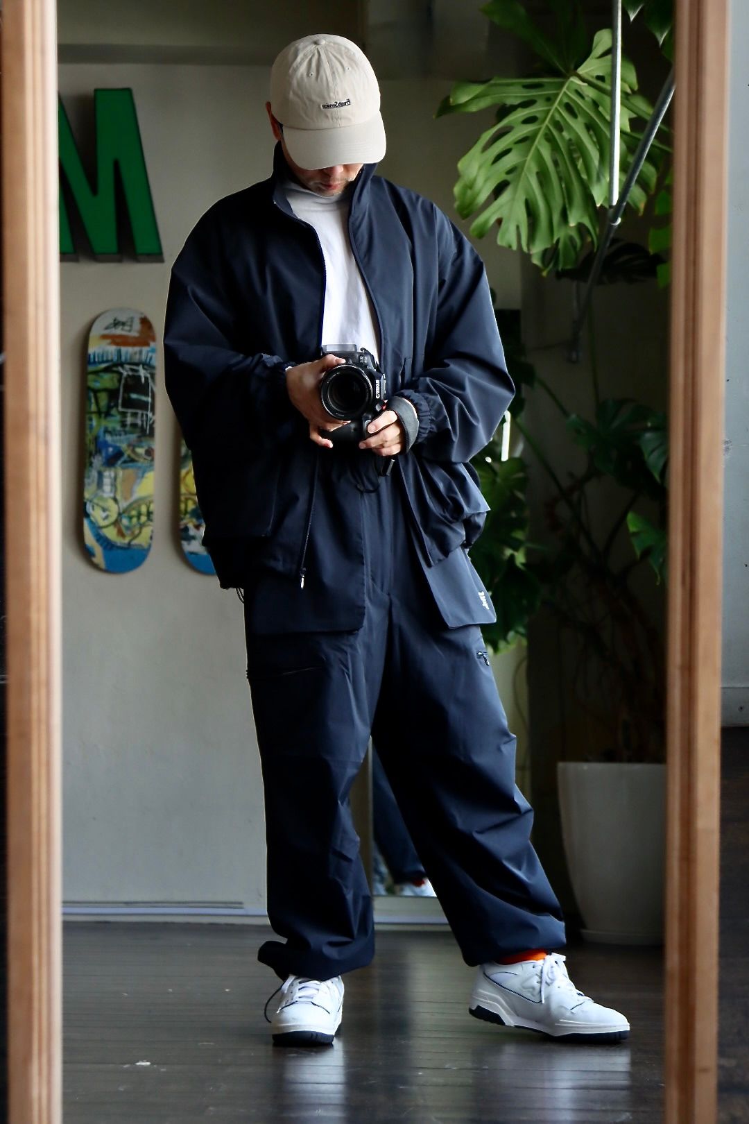 FreshService 23SS SOLOTEX TWILL FUNCTIONAL BLOUSON"NAVY"スタイル