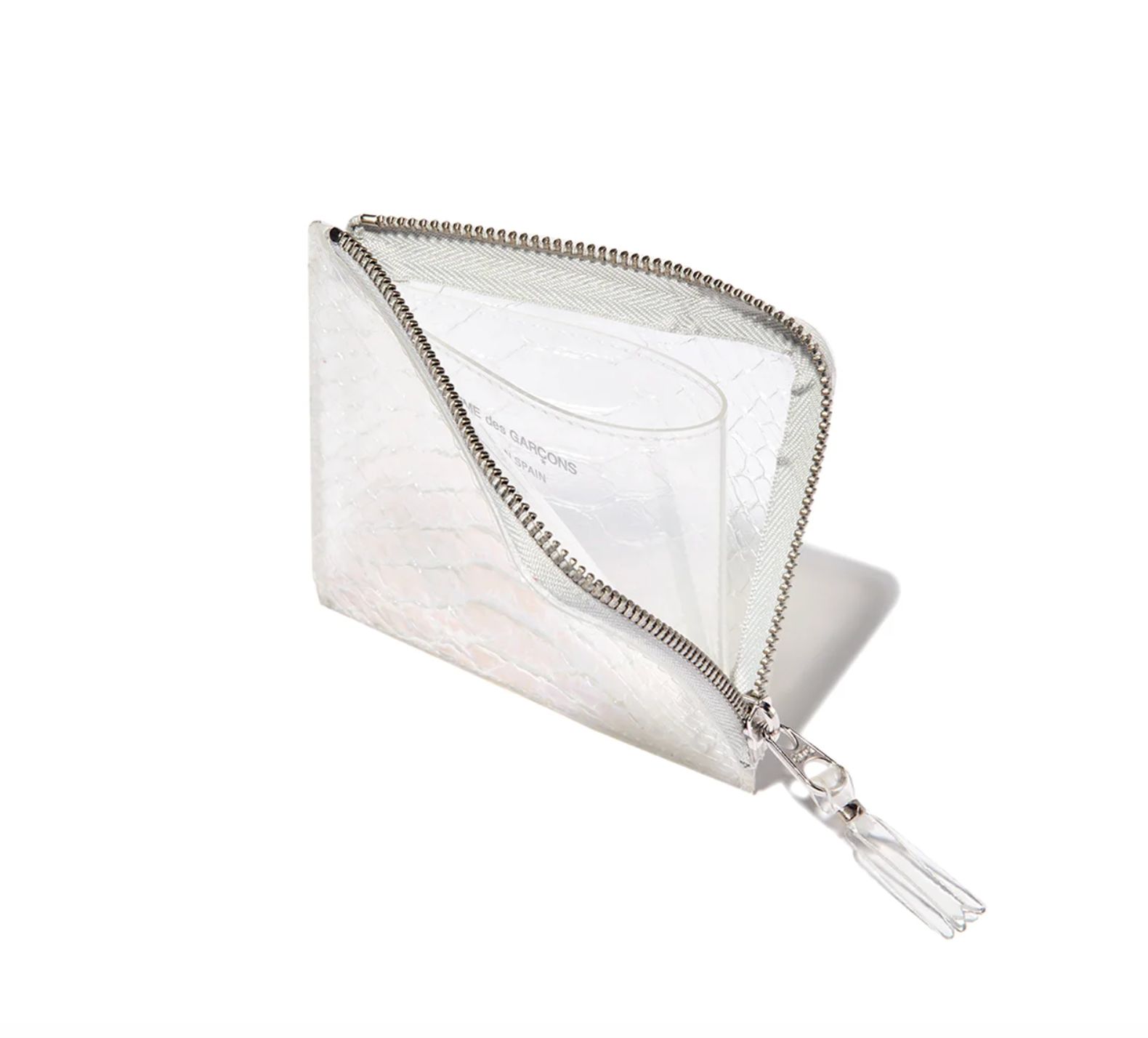 コムデギャルソン 財布 SNAKE TRANSPARENT L字型ZIP WALLET(8Z-T310-051)☆6月28日(日)発売！