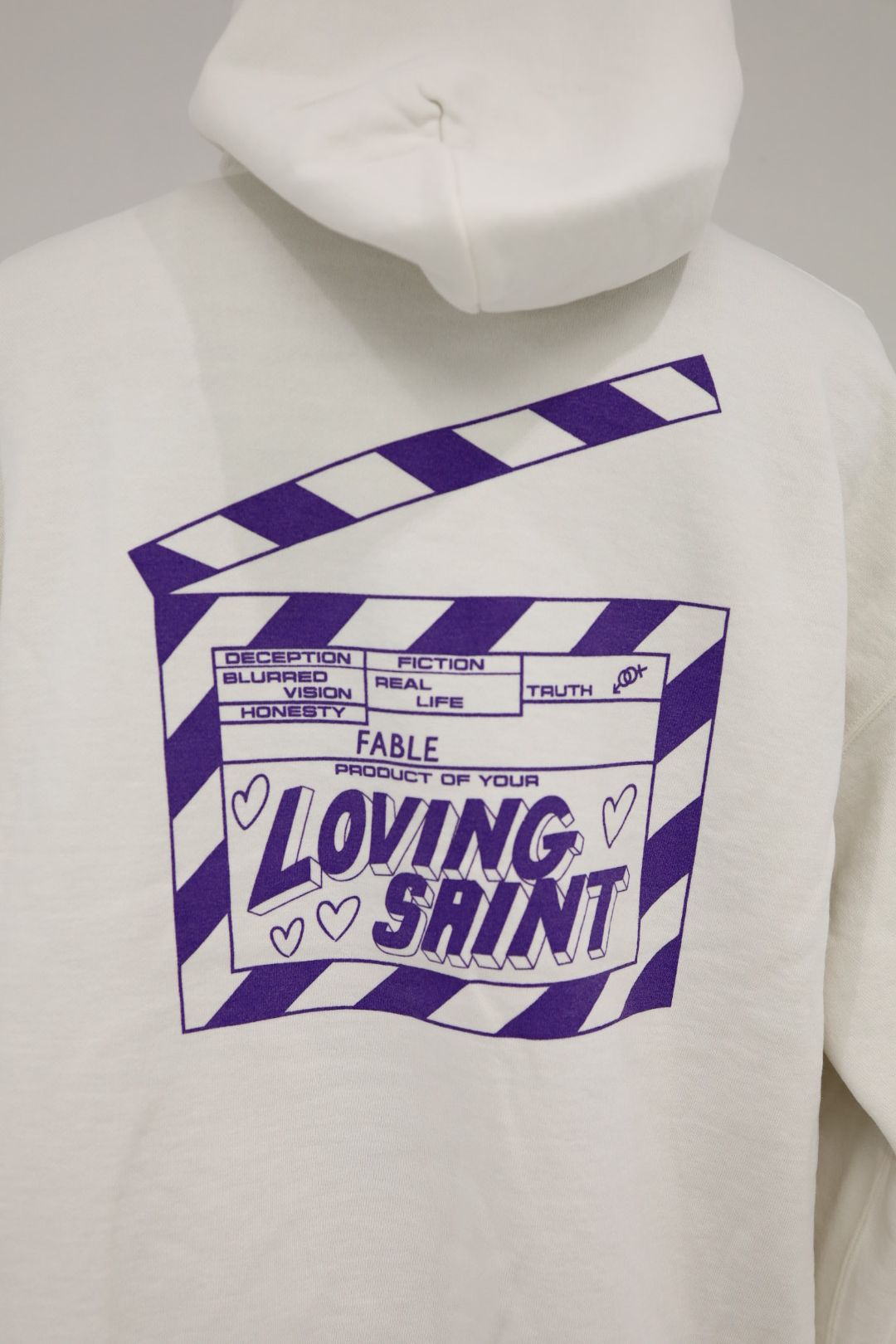 セントマイケル 26SS I LOVE SAINT HOODIE(SM-MK8-0000-058)WHITE★1月10日(土)発売！