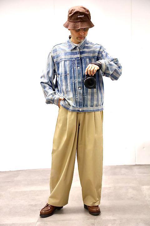 FreshService 26SS CORPORATE WIDE EASY PANTS"BEIGE"スタイル