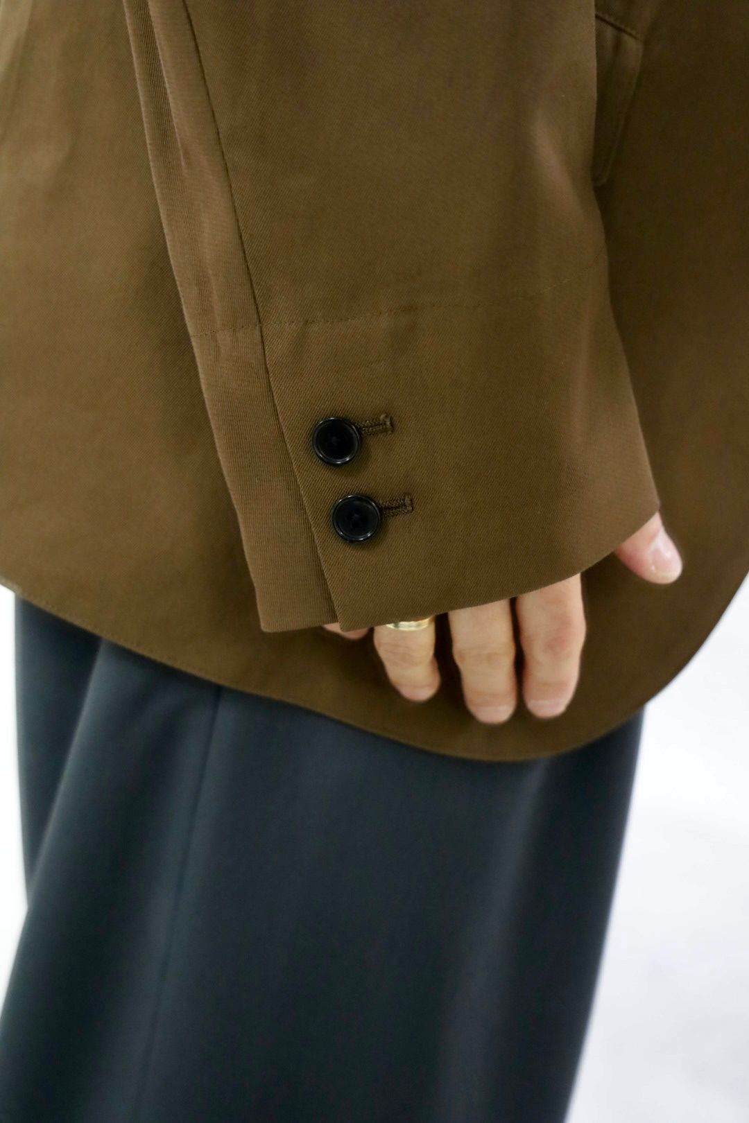 マーカウェア 26SS サックコートSACK COAT(A26A16JK01C)BURNT UMBER☆新作発売！