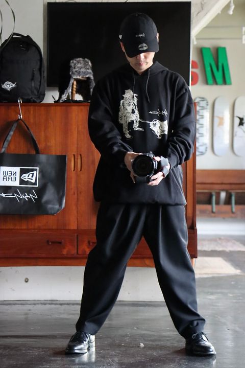 Yohji Yamamoto×New Era 朝倉優佳 山本耀司&愛犬フーディーstyle.