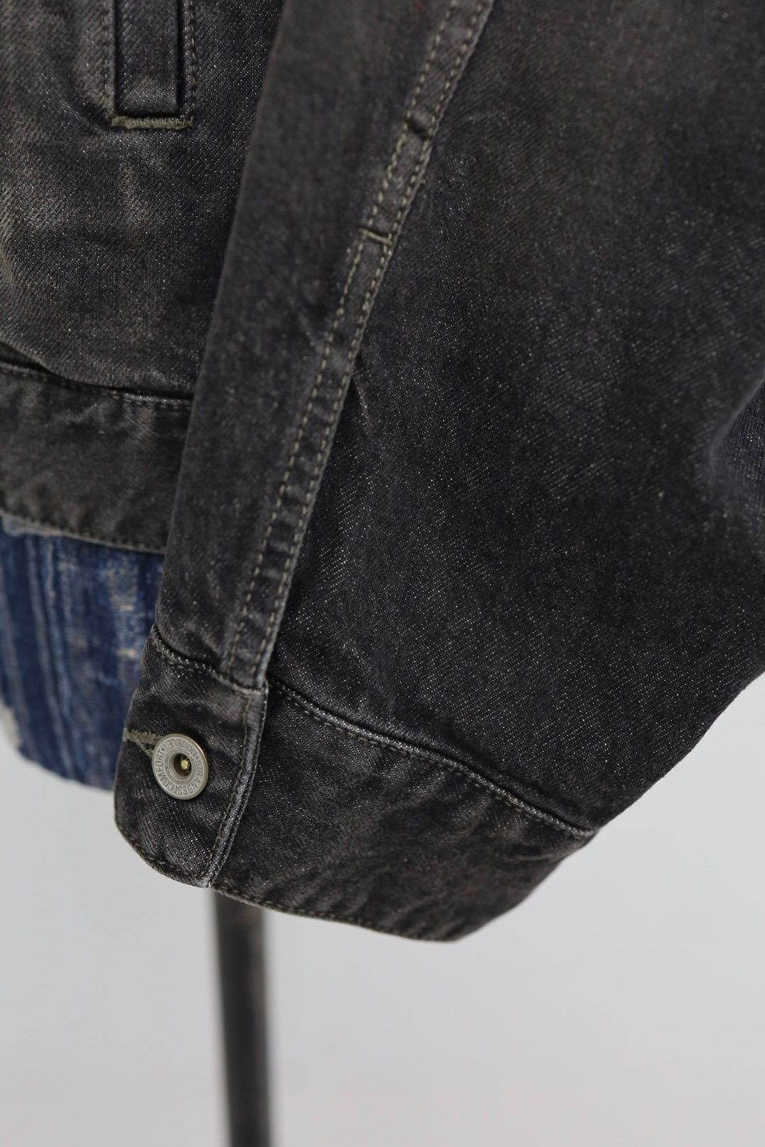 doublet ダブレット26SS FILLETED ZIP DENIM JACKET (26SS08BL241) BLACK ★1月17日(土)11:00発売！