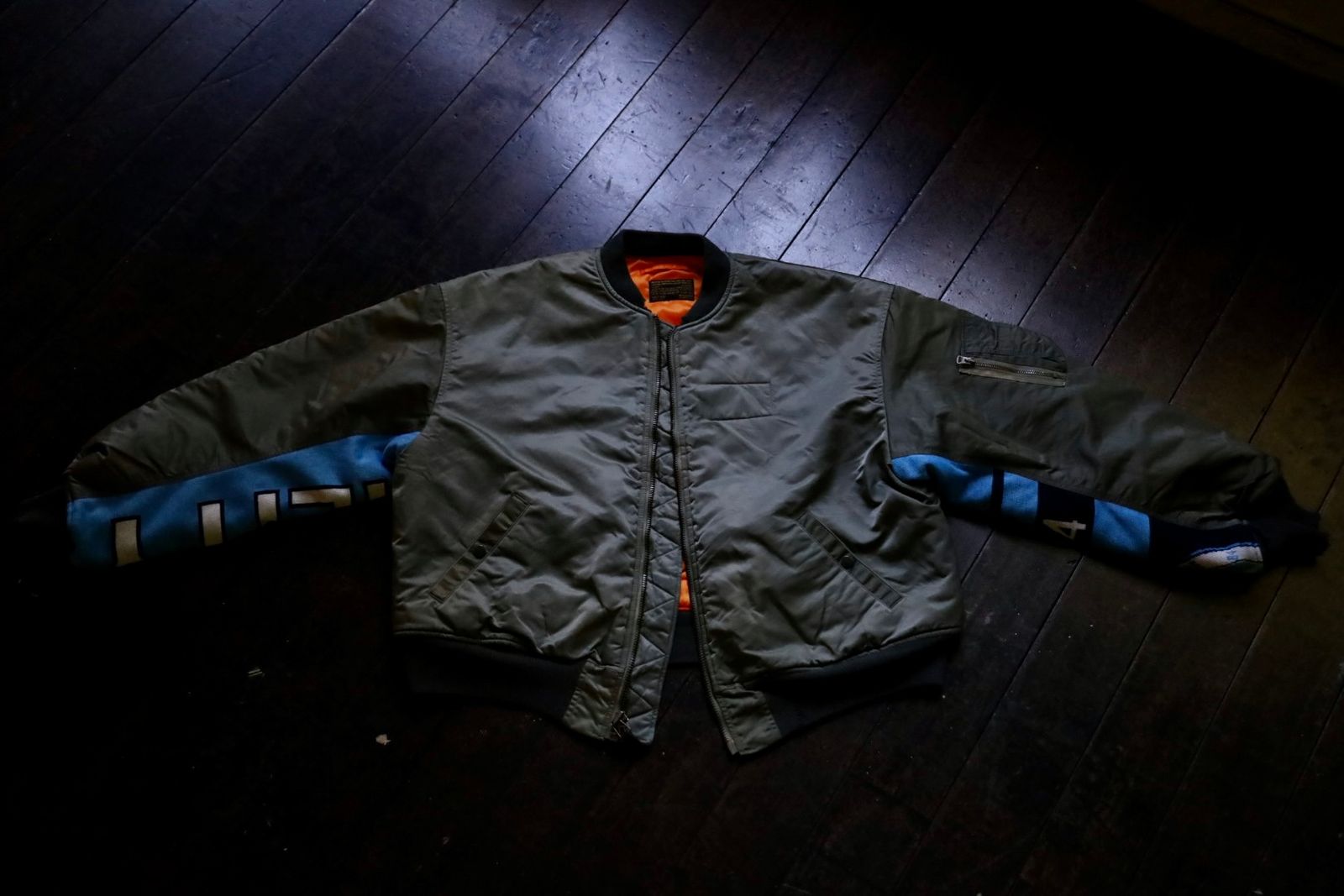 セントマイケル24AW DAMEGE MA-1 (SM-YS1-0000-064)KHAKI