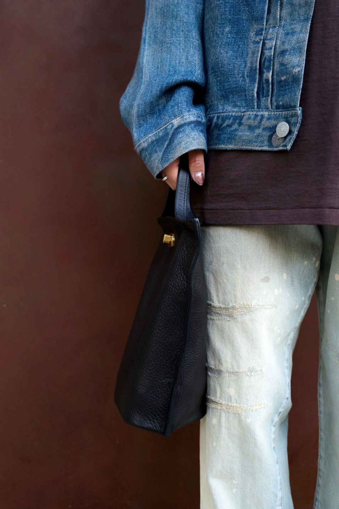 エンダースキーマ バッグ twist hand bag small(zw-b-tbs)black