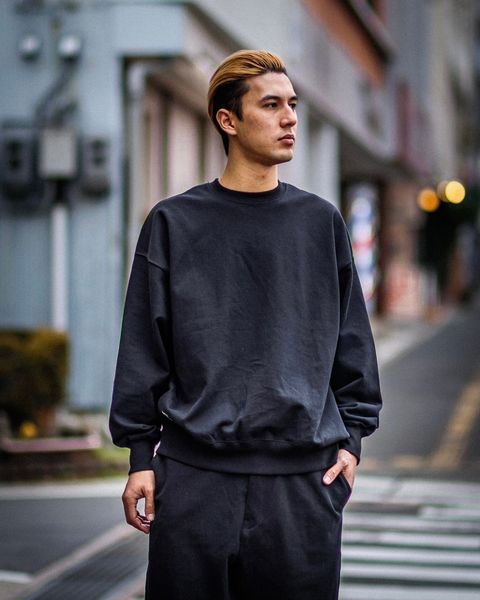 フレッシュサービス LIGHT OZ CREW NECK SWEAT (FSC253-70101B)BLACK☆9月6日(土)発売！