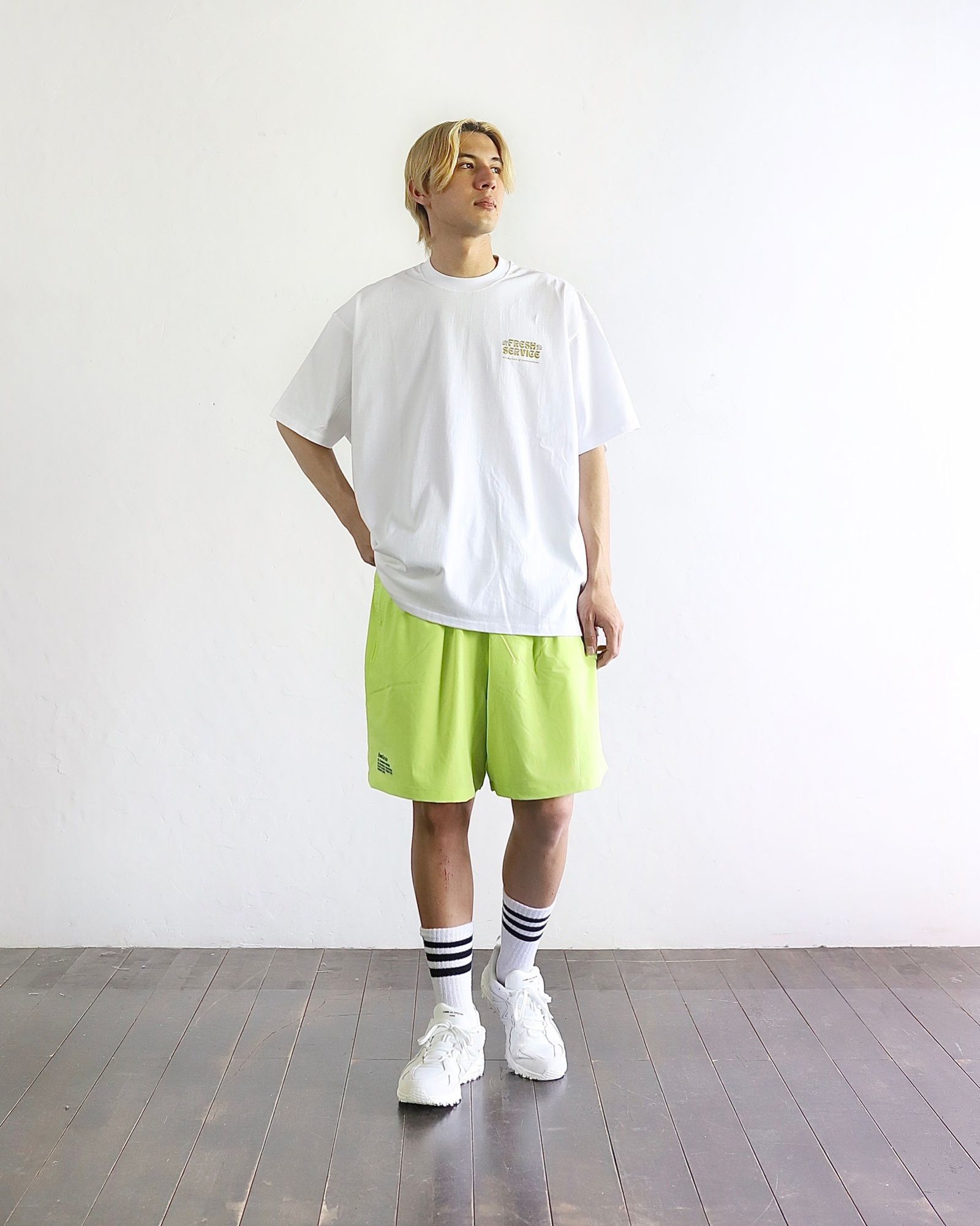 FreshService 24SS CORPORATE PRINTED S/S TEE ‘‘ON LINES’’ style 2024.4.19