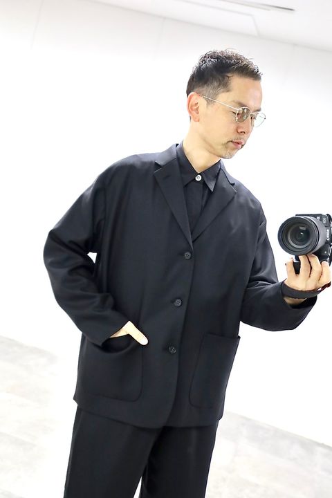 COMME des GARCONS HOMME ウールギャバ3Bジャケットスタイル