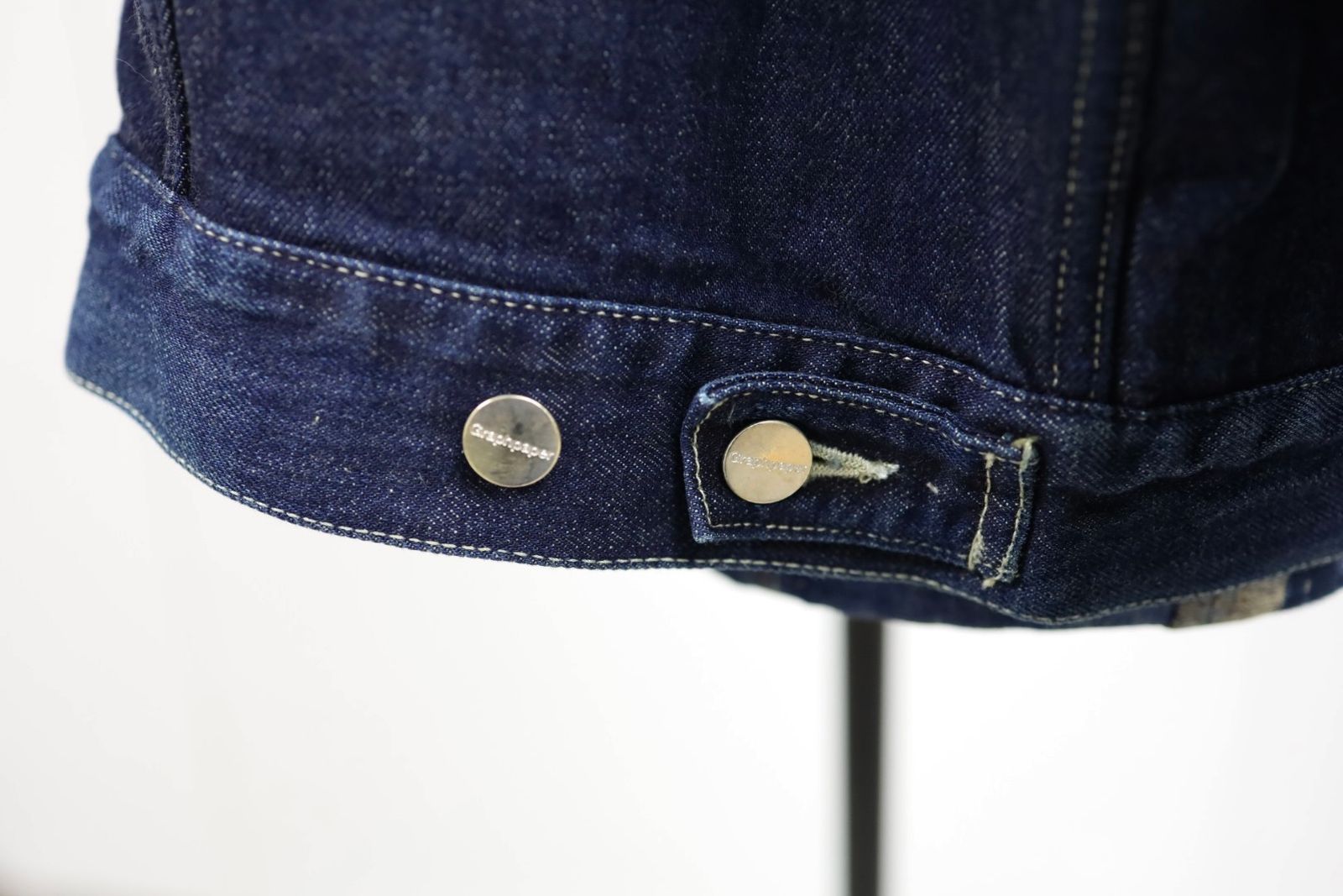 グラフペーパー Selvage Denim Trucker Jacket(GU261-20055DB)INDIGO_DARK FADE★1月24日(土)発売！