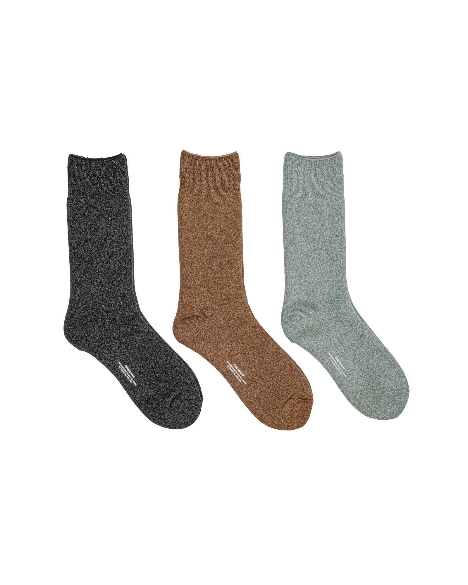グラフペーパー 26SS 3-Pack Melange Socks(GU261-90289) MIX☆1月31日(土)発売！