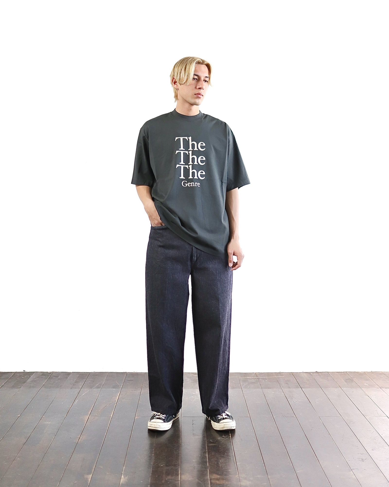 ブラームスルーツストック24SS blurhms The Genre The Print Tee WIDE