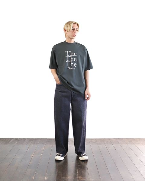 ブラームスルーツストック24SS blurhms The Genre The Print Tee WIDE(InkBlack) style 2024.3.21