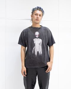セントマイケル ALIEN_SS T-SHIRT(SM-HR8-0000-005)BLACK