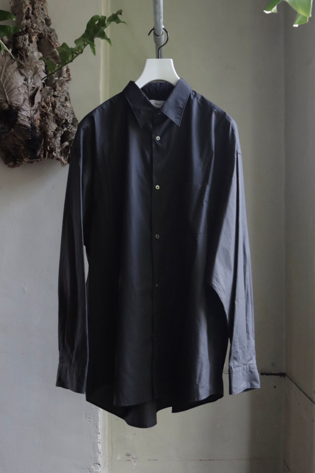 グラフペーパー 19ss broad l/s oversized shirts