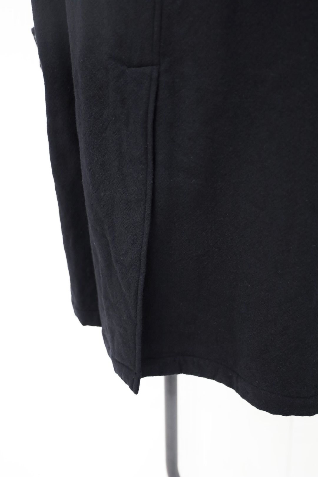 blurhms ブラームス Classic Wool Balmacaan Coat(BHS25F009)BlackNavy☆新作発売！