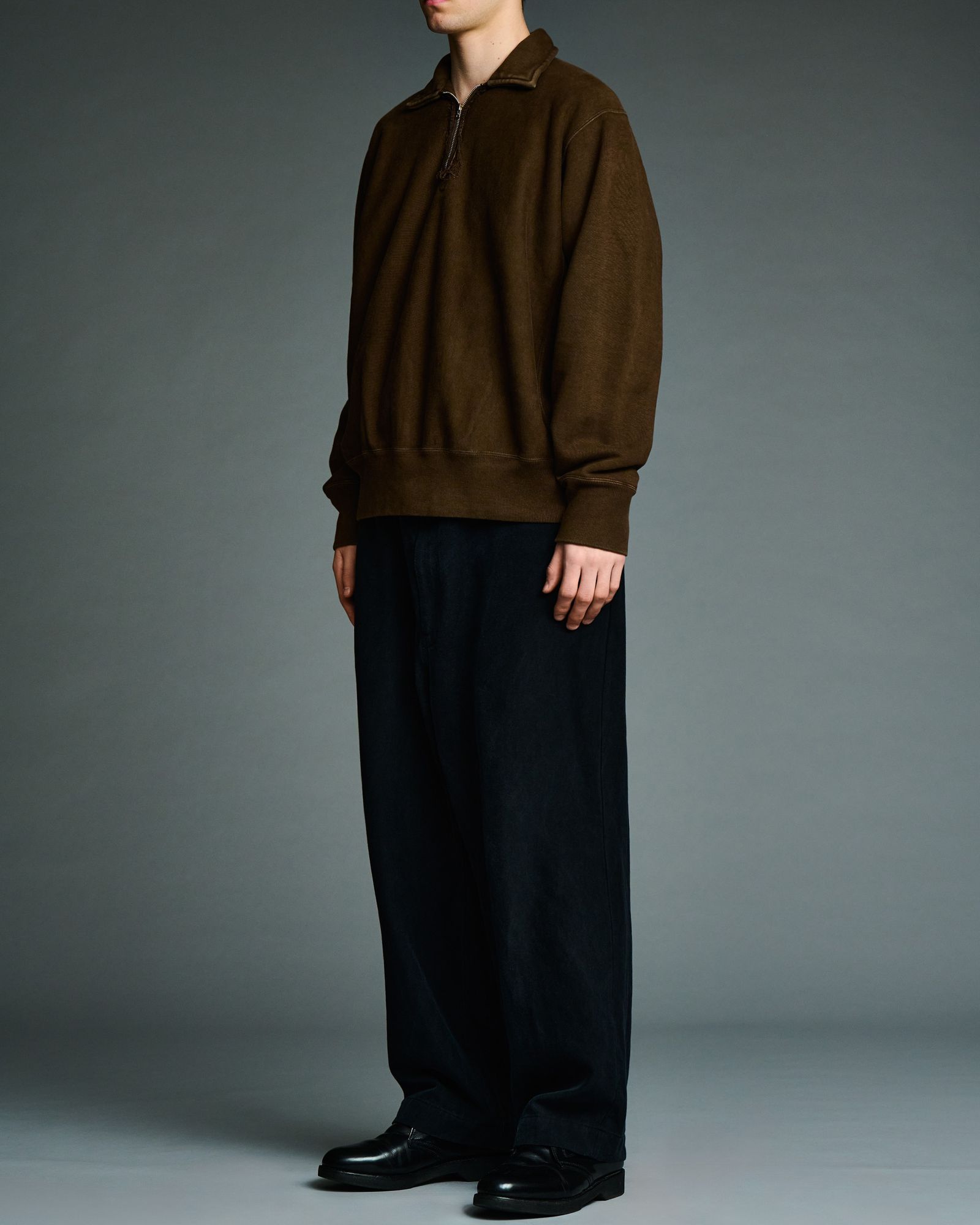 アプレッセ 2026 STYLE2 Vintage Half Zip Sweatshirt(26AAP-05-12)BROWN☆9月5日(土)発売！