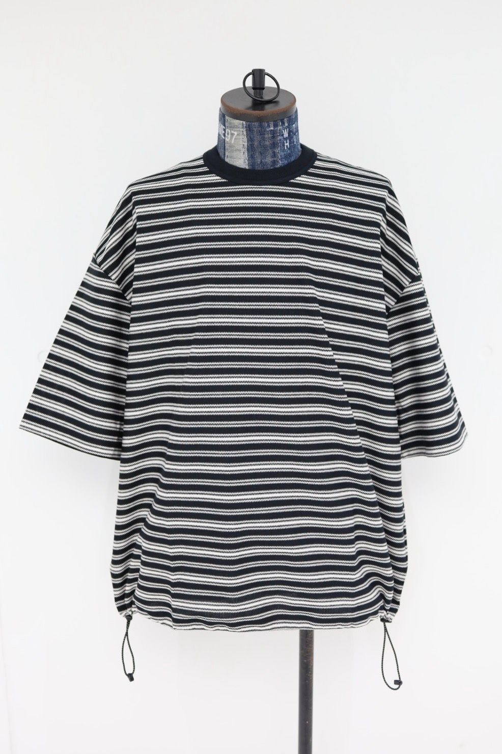 コムデギャルソンオム26SS ラッセルボーダーTシャツ(HQ-T018-051)BLACK×WHITE☆5月1日(金)発売！