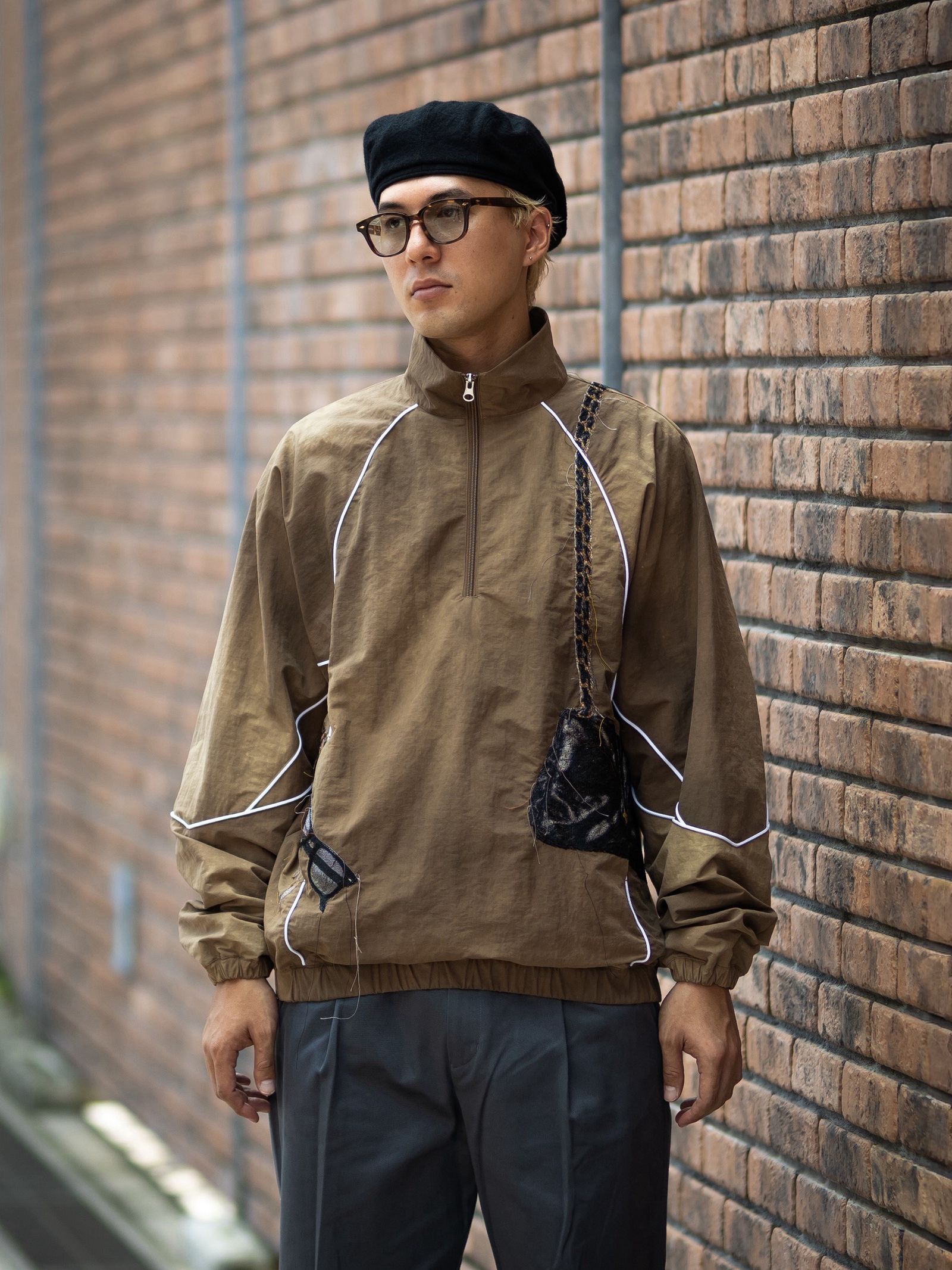 doublet TROMPE L’OEIL EMBROIDERY ANORAK MARKスタイル