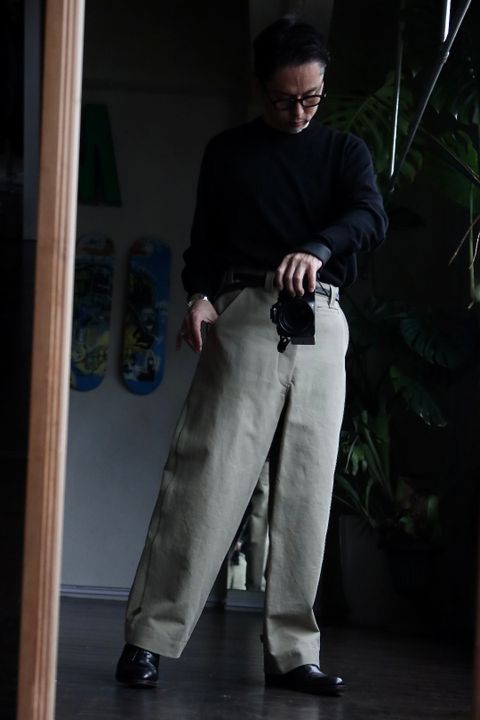 A.PRESSE アプレッセ23SS Motorcycle Trousersスタイル