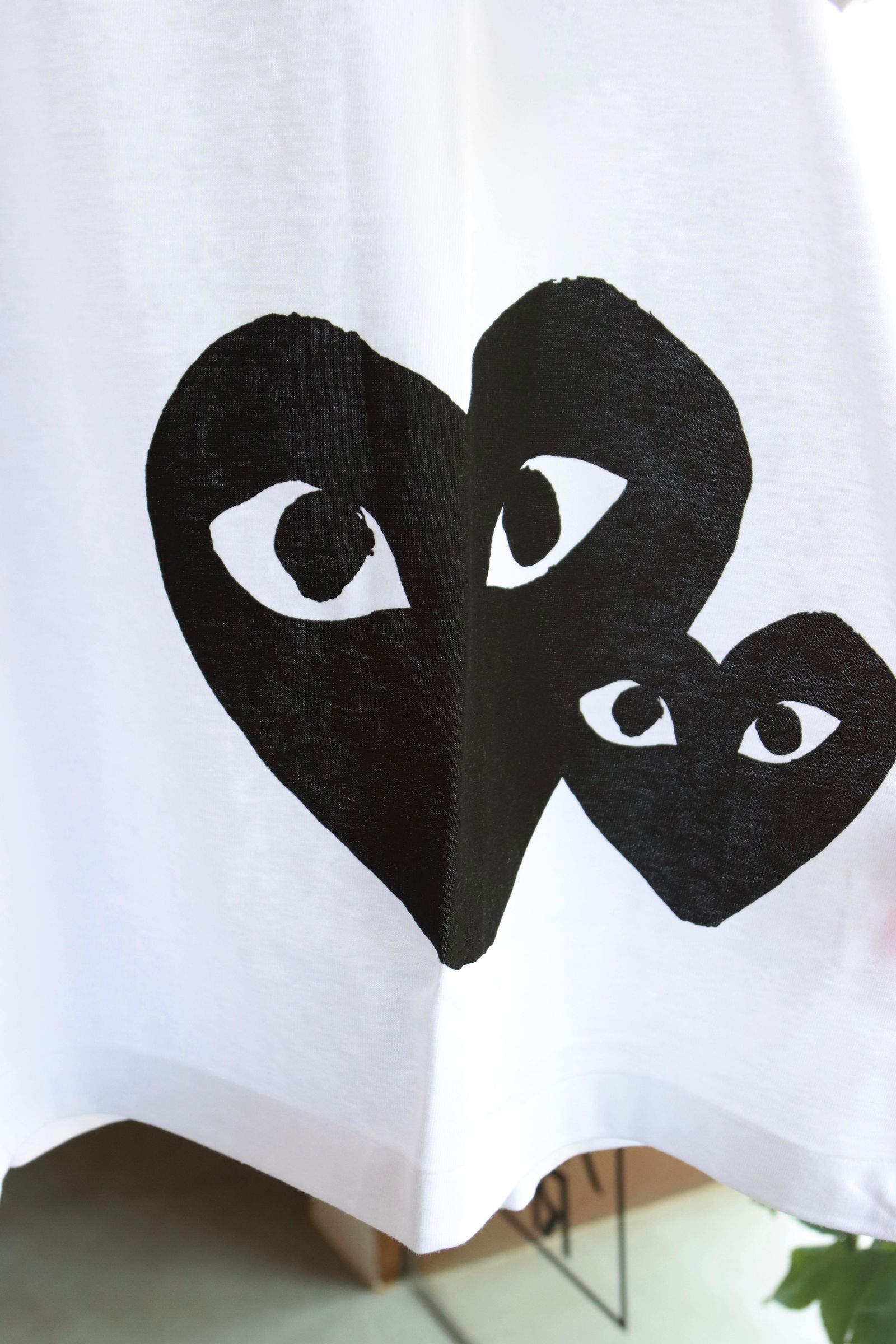 【コムデギャルソン】PLAY オーバーサイズ Tシャツ PLAY COMME des GARCONS プレイ コム デ ギャルソン Tシャツ