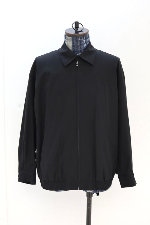 グラフペーパー 26SS Brushed Cotton Gabardine Swing Top Jacket(GM261-30394)BLACK☆2月7日(土)発売！