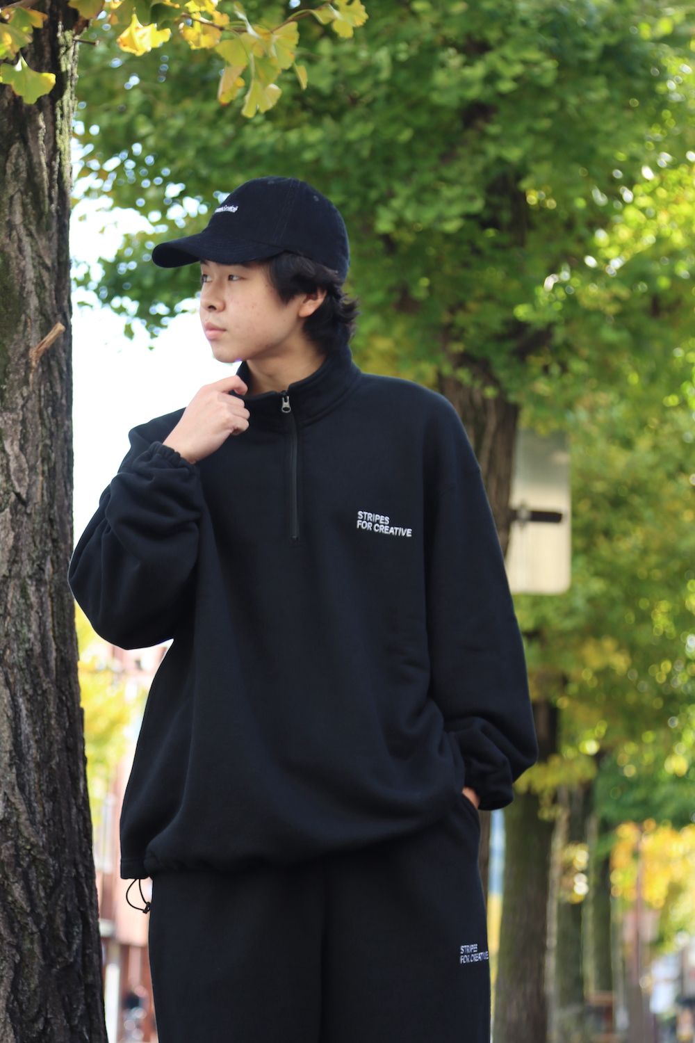 Supreme Split クルーネック スウェットパンツ セットアップ 上下-