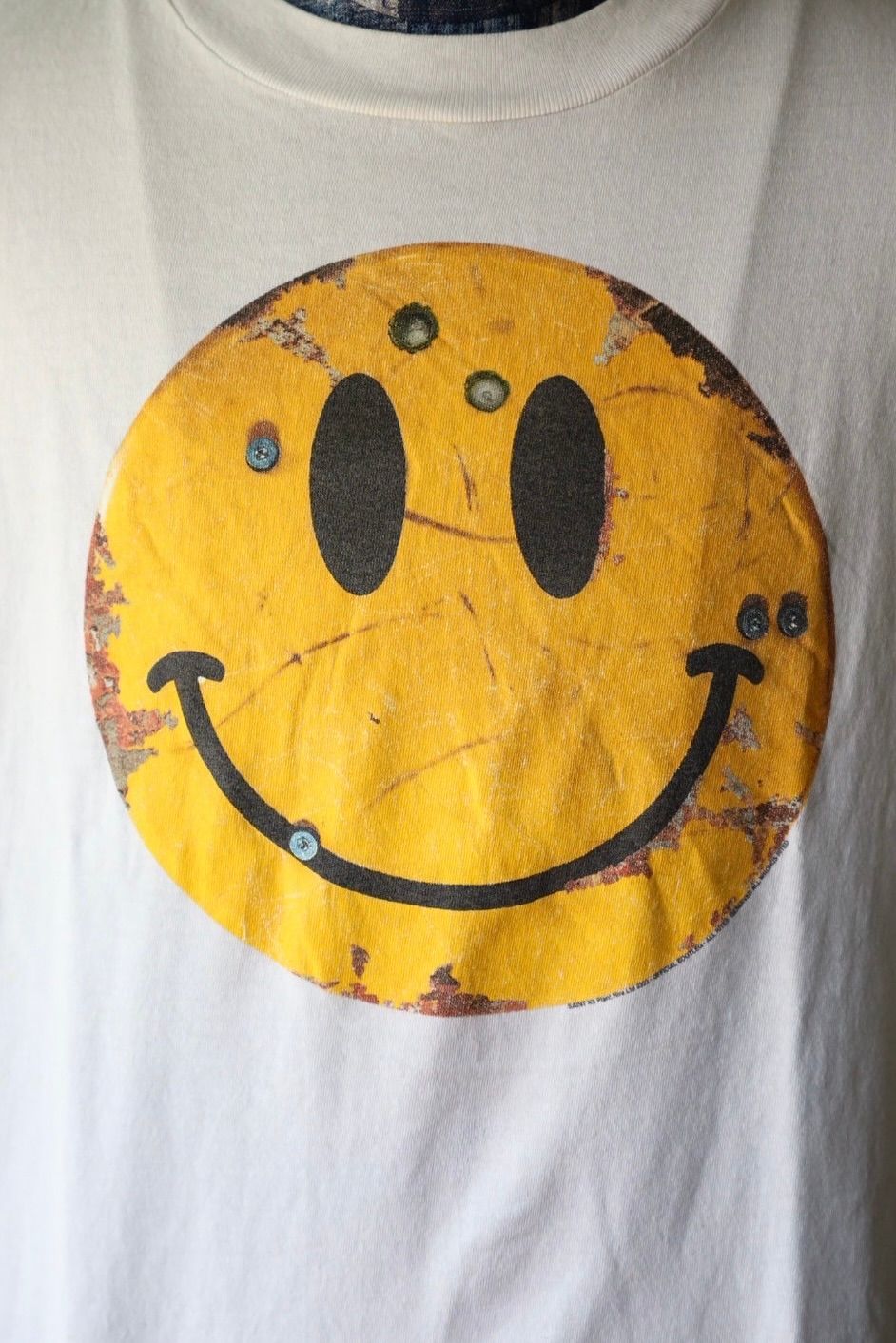 セントマイケル Tシャツ SMILE KLF_SS TEE(SM-HR1-0000-C02)WHITE