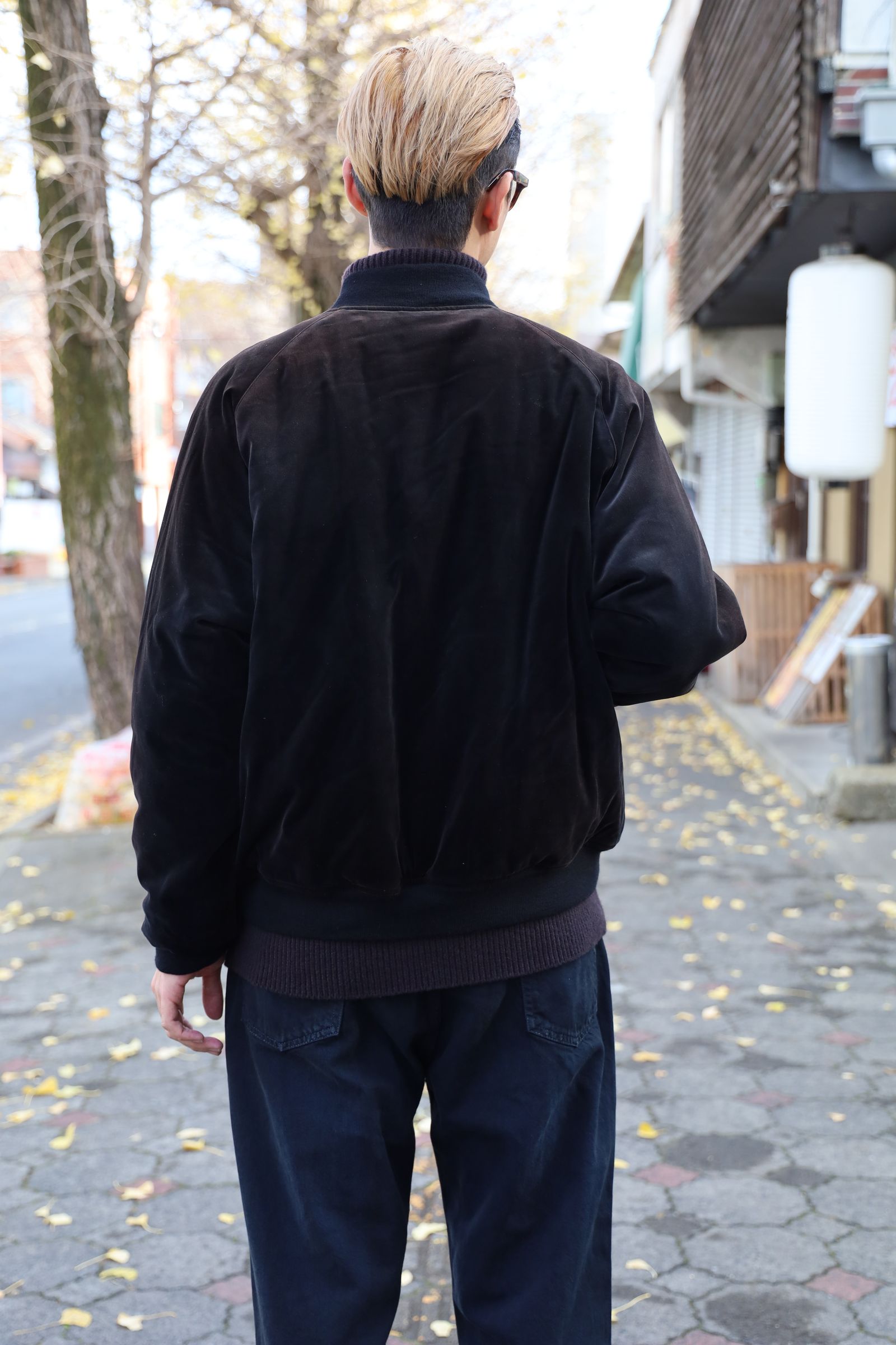 A.PRESSE Vintage US NAVY Souvenir Velour Jacket 再入荷しま