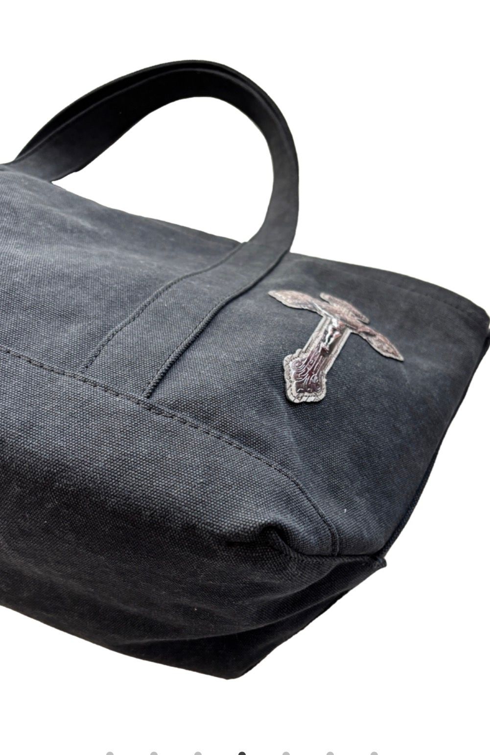 トーキングアバウト ジ アブストラクション 25AW CROSS TOTE BAG S (2526AW-AC-009)BLACK☆新作発売！