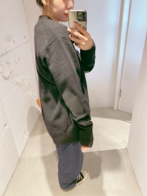 YOKE 新作PAINTED ELBOW PATCH CARDIGAN style.2024.8.23