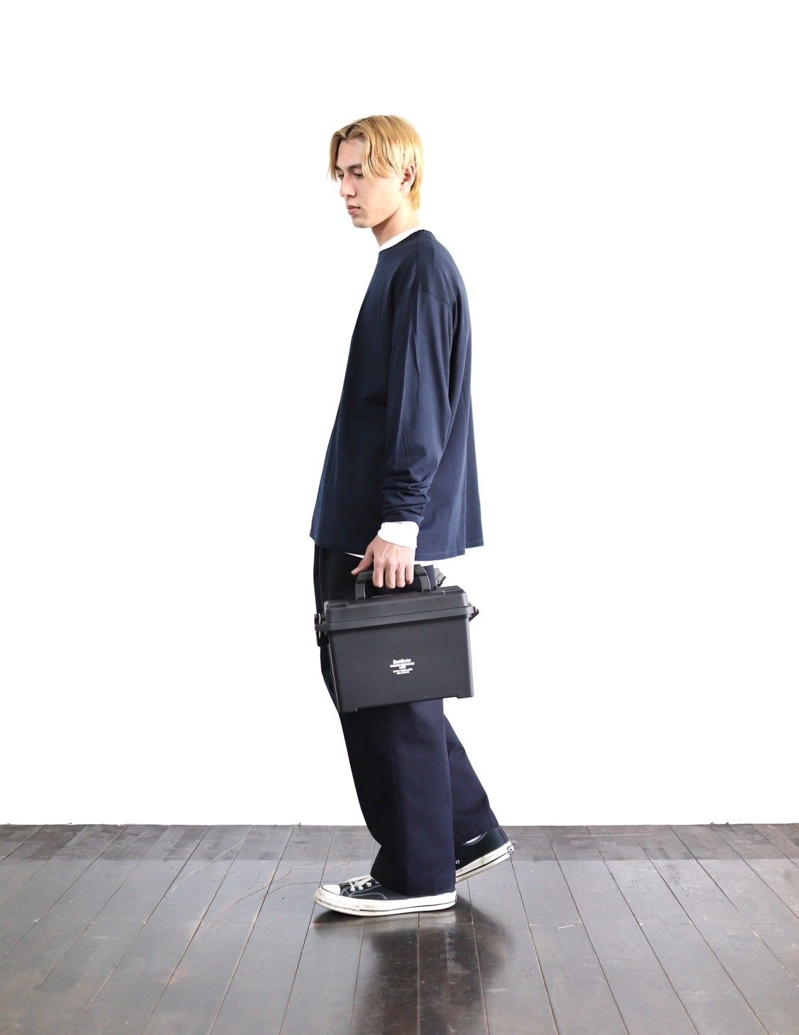 FreshService 24SS WASHABLE WOOL L/S TEE スタイル