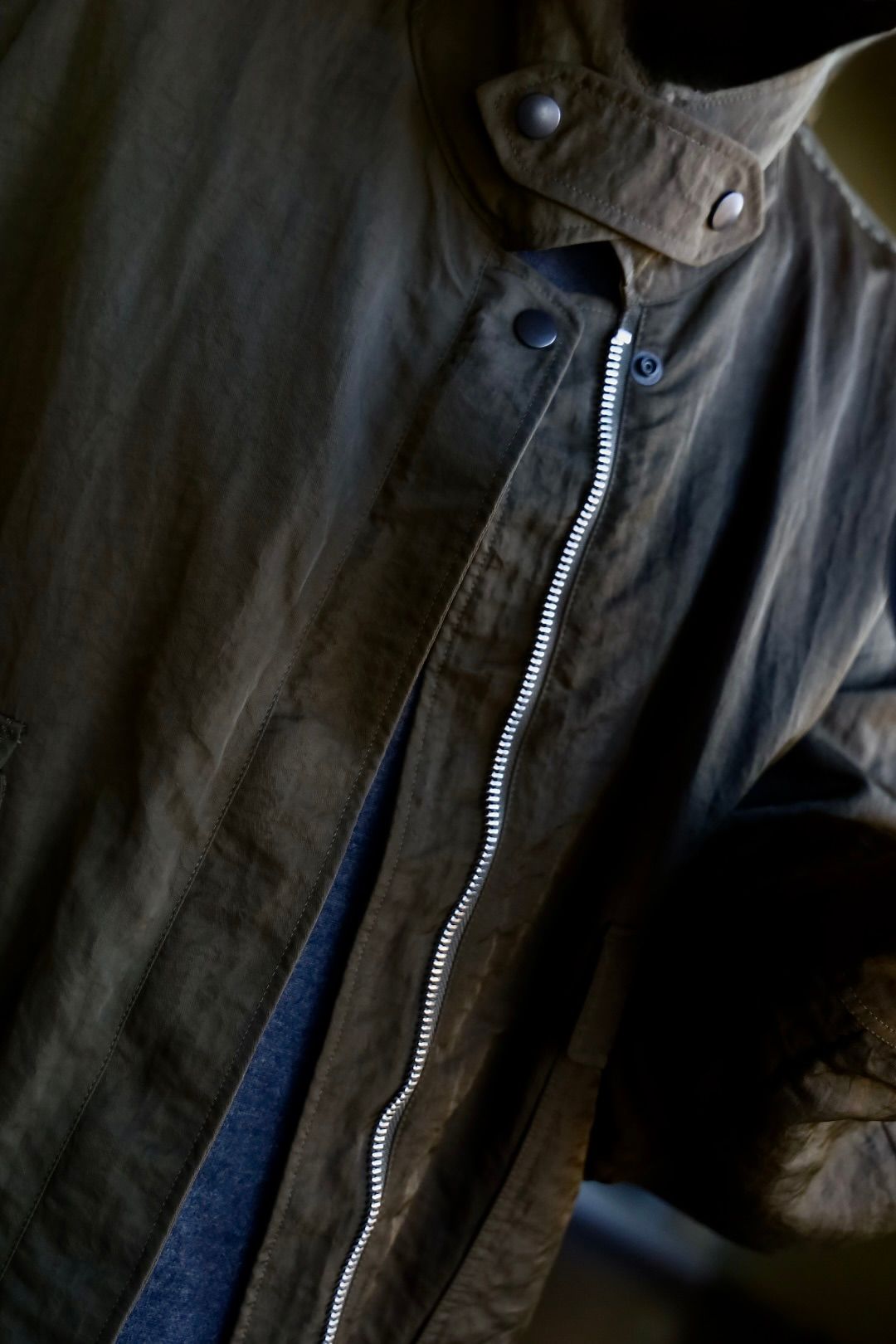 ヨーク25SS NYLON BOMBER JACKET(YK25SS0909B)KHAKI☆1月18日(土)発売！