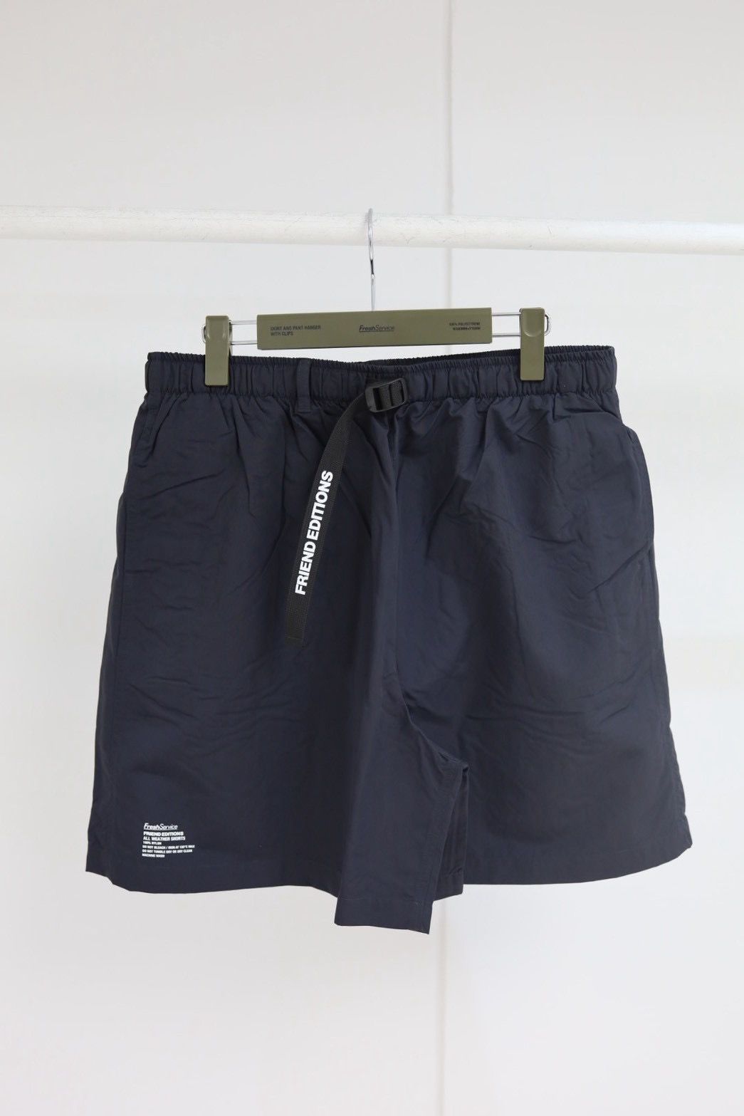 フレッシュサービス FRIEND EDITIONS ALL WEATHER SHORTS(FSP261-90092FE)BLACK☆3月14日(土)発売！