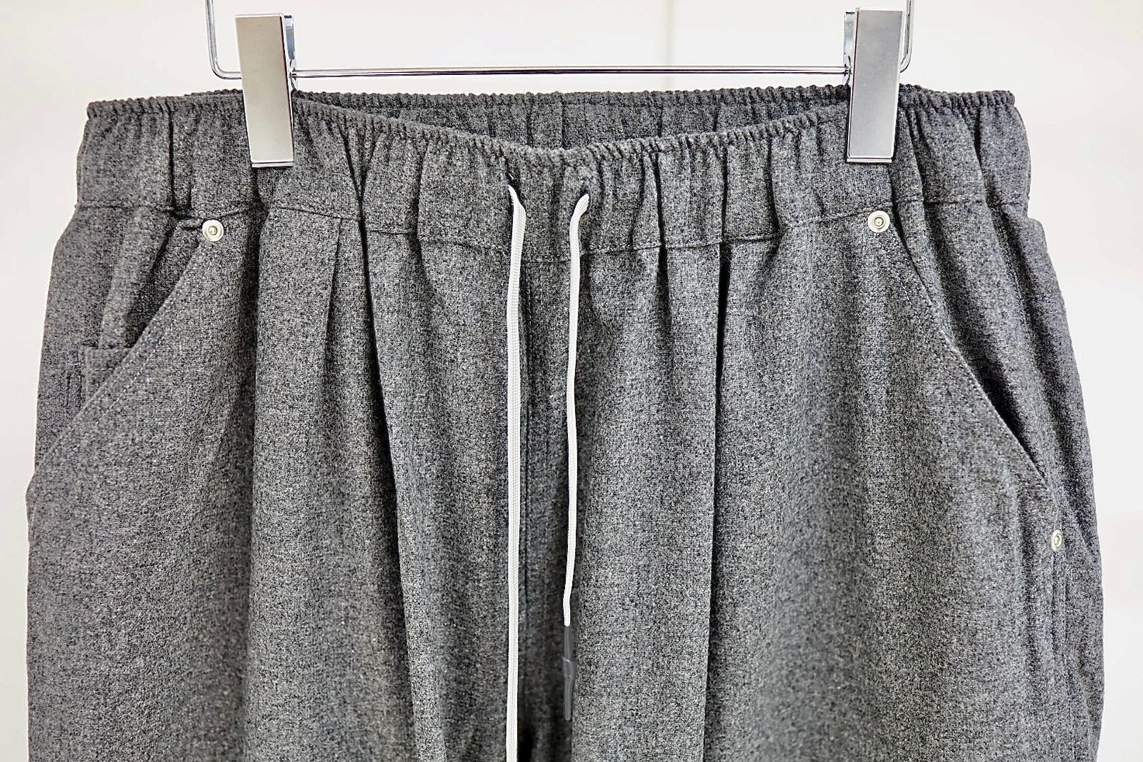 S.F.C 25FW エスエフシー CASHMERE WOOL DOUBLE KNEE PANTS(SFCFW25P08)Grey M