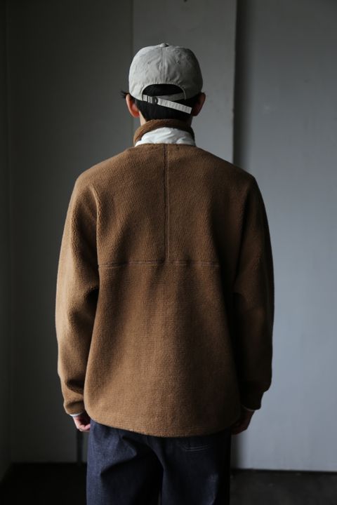 Graphpaper Wool Boa Zip-Up Blouson"CAMEL"Style.2020.11.2.