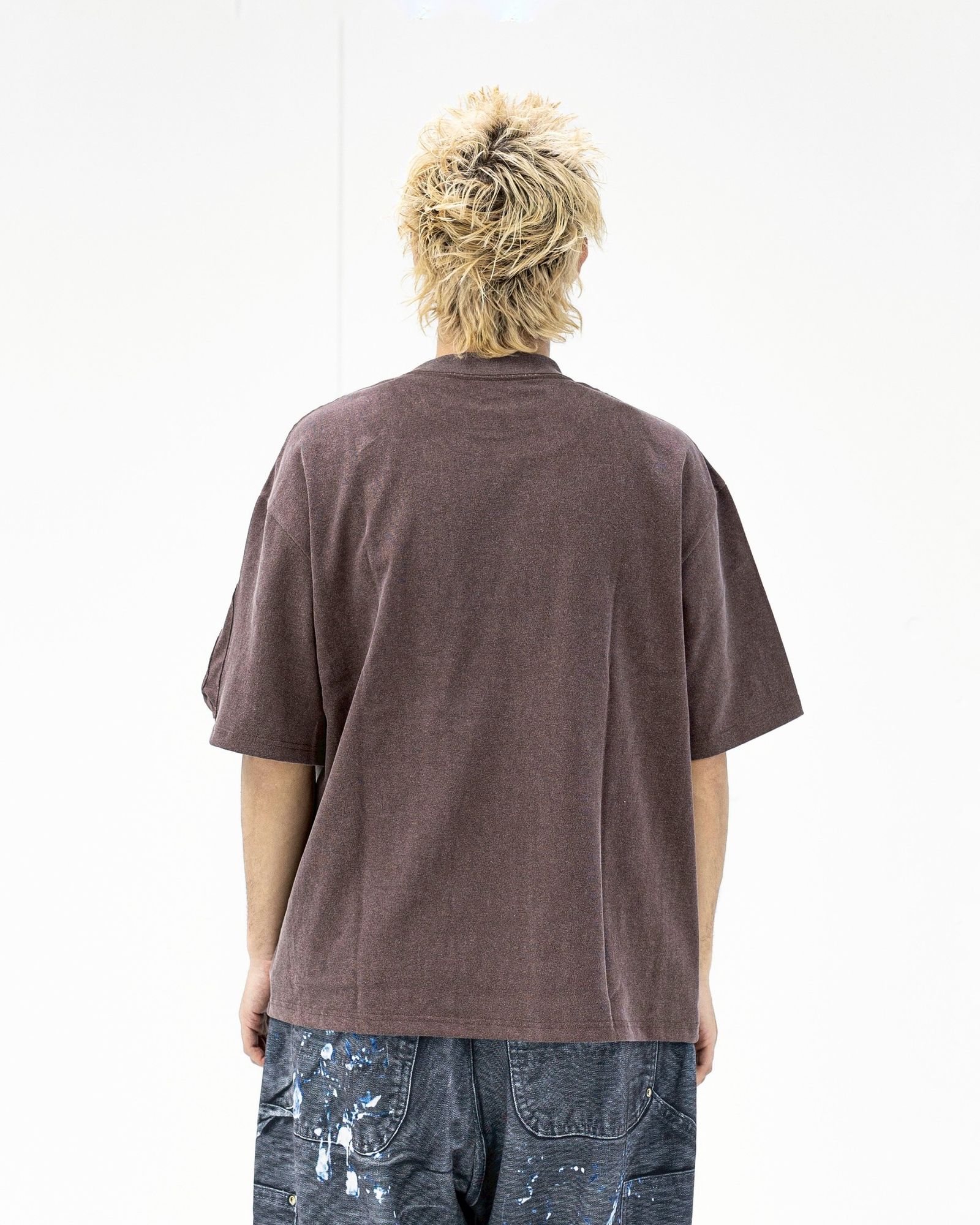 イズネス 26SS Arm Pocket T-Shirt (26SS_38_1008SSCS01)BROWN☆新作発売！