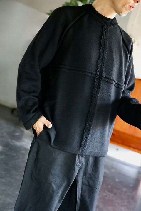 COMME des GARCONS HOMME 梳毛天竺ニットスタイル.2025.9.5.