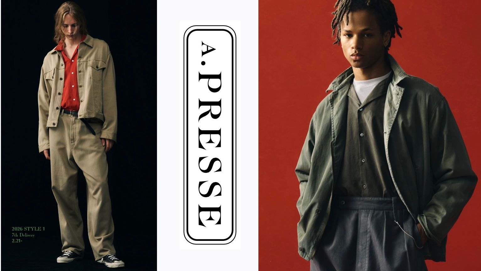 A.PRESSE 2026 STYLE1 7th Delivery 2月21日(土)発売！