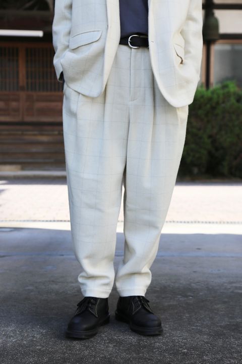Dulcamaraリフレクターツイードセットアップ"off White"Style.2020.10.27.