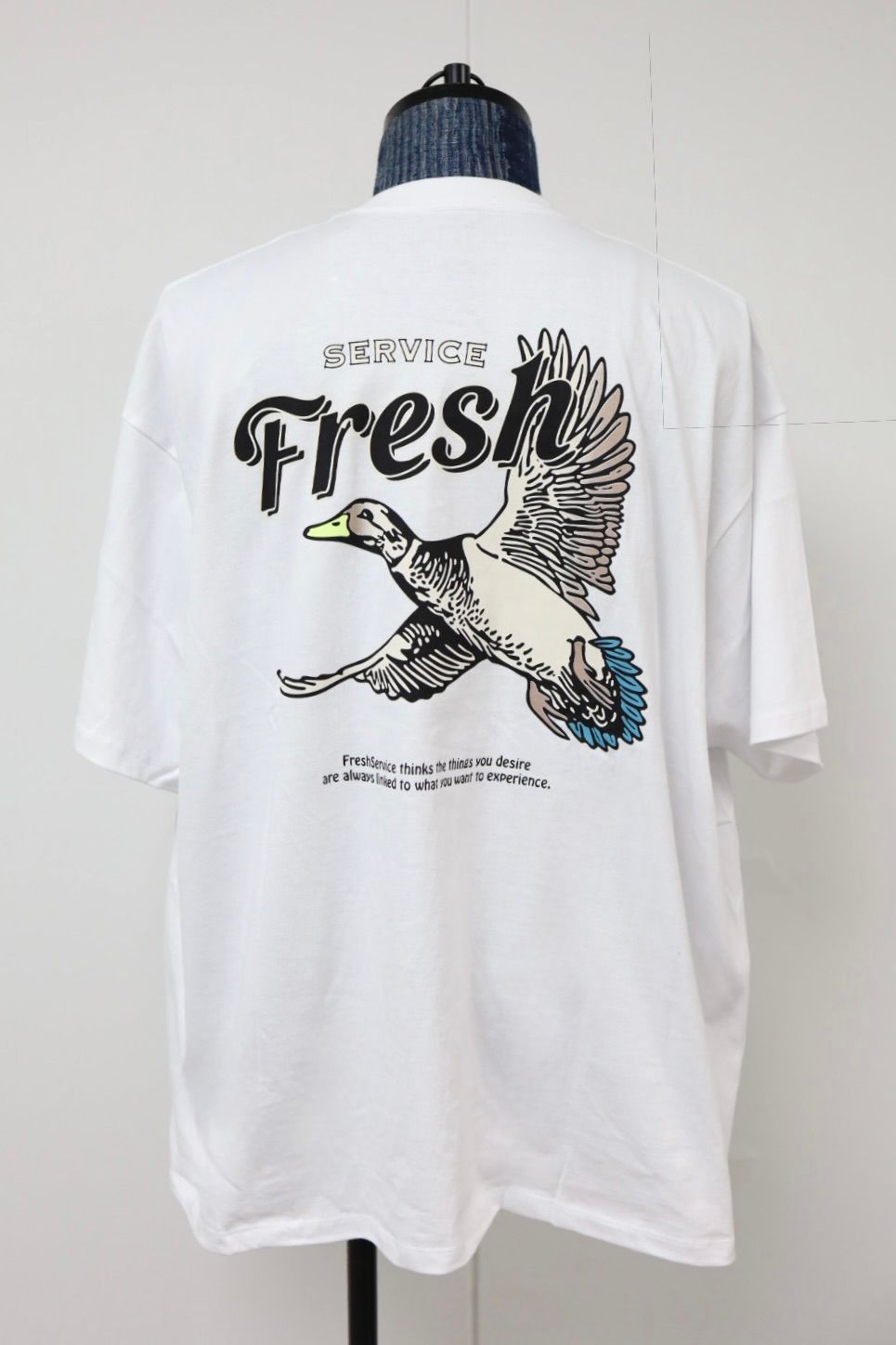 フレッシュサービス CORPORATE PRINTED S/S TEE "BIRD"(FSC263-70139)WHITE☆7月25日(土)新作発売！